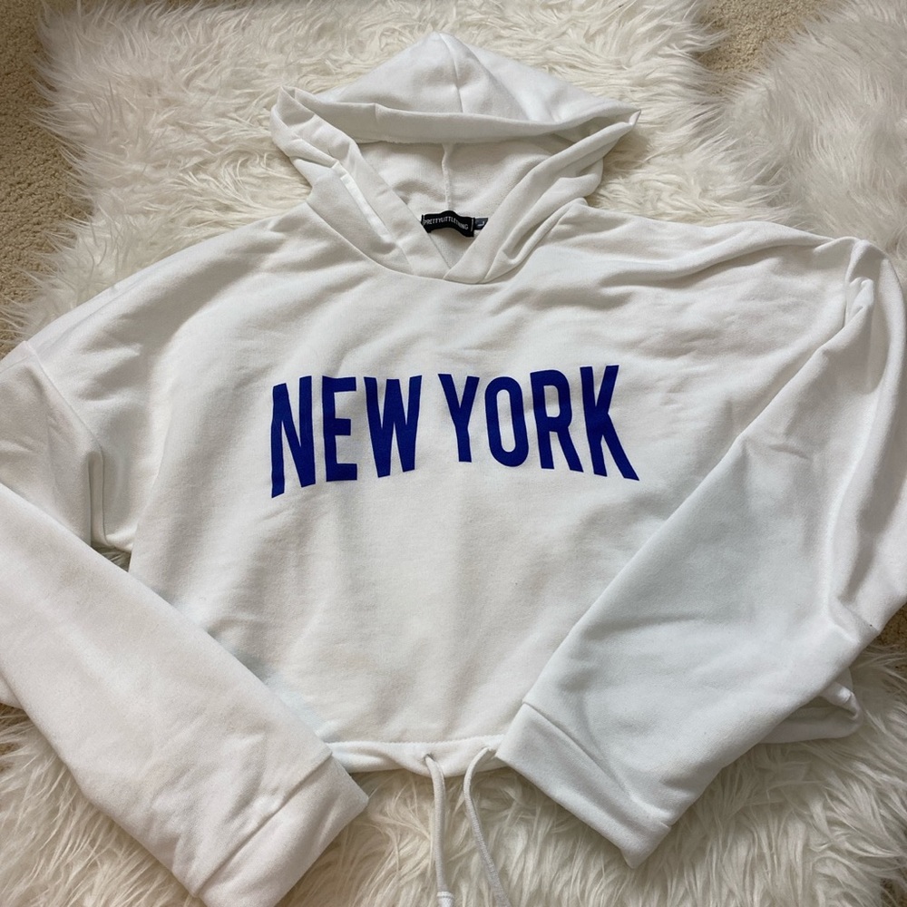 Prettylittlething cropped hoodie